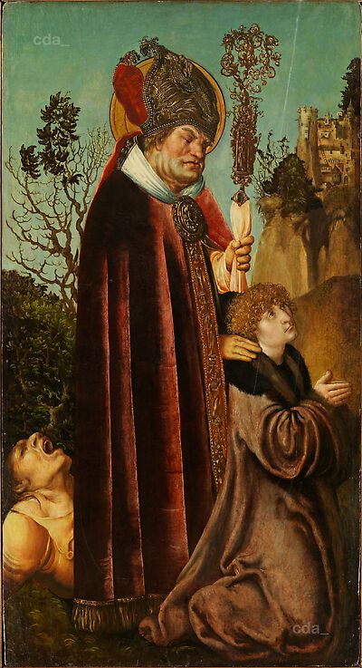 St Valentine and a Kneeling Donator