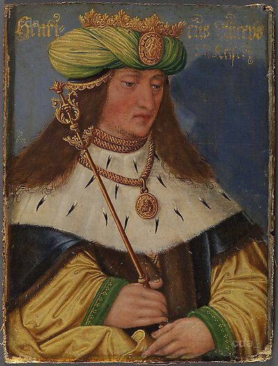 Heinrich d. Vogler, Herzog, Sohn Ottos d. Erlauchten, deutscher König, gestorben 936