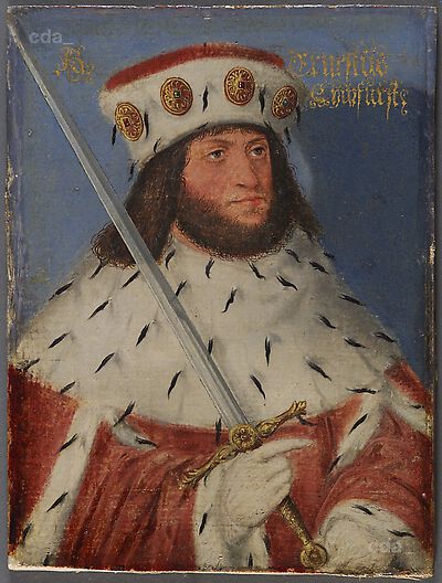 Ernst, son of Friedrich II., died 1486