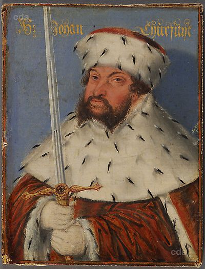 Johann the Steadfast, son of Duke Ernst, died 1532