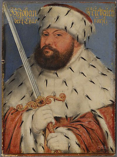 Johann Friedrich I. the Magnanimous, son of Johann the Steadfast, died 1554
