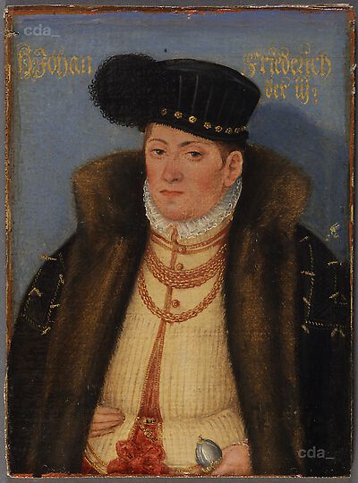 Johann Friedrich III., son of Johann Friedrich I., died 1565