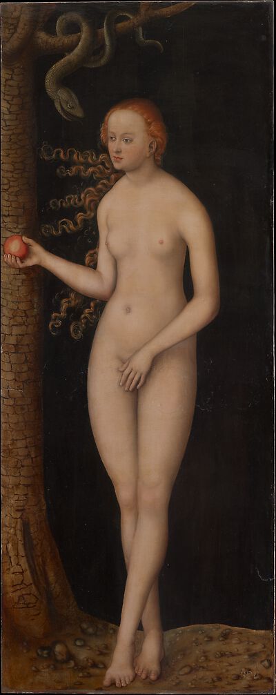 The Fall of Man: Eve [recto]; The Virgin as the Mother of Sorrows [verso]