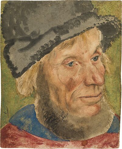 Studienkopf eines Bauern