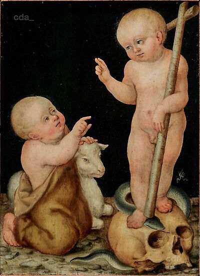 The Infant Christ with St John