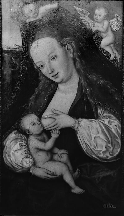 The Virgin breast-feeding the Child