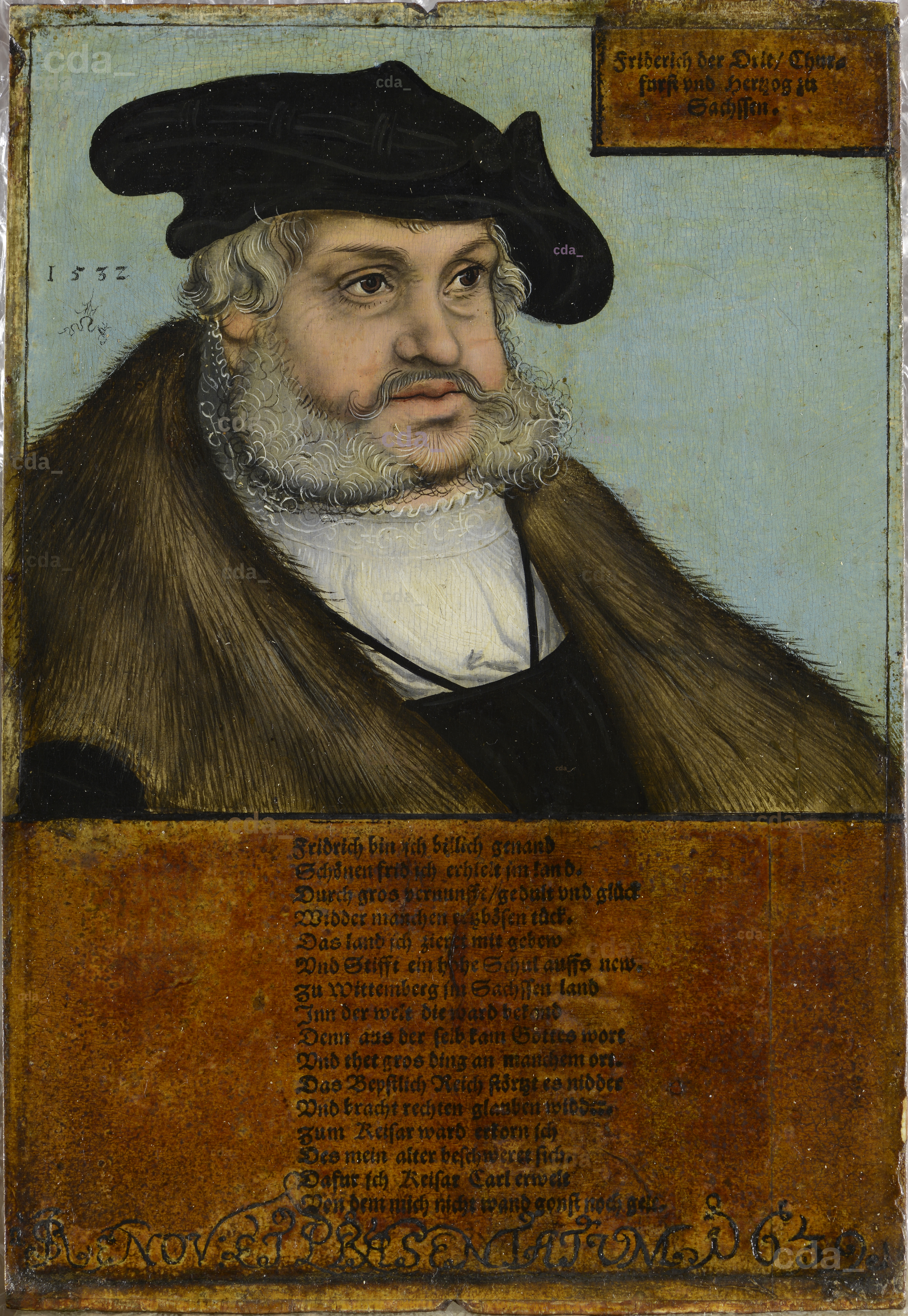 cda :: Paintings :: Frederick III. the Wise, the Elector of Saxony
