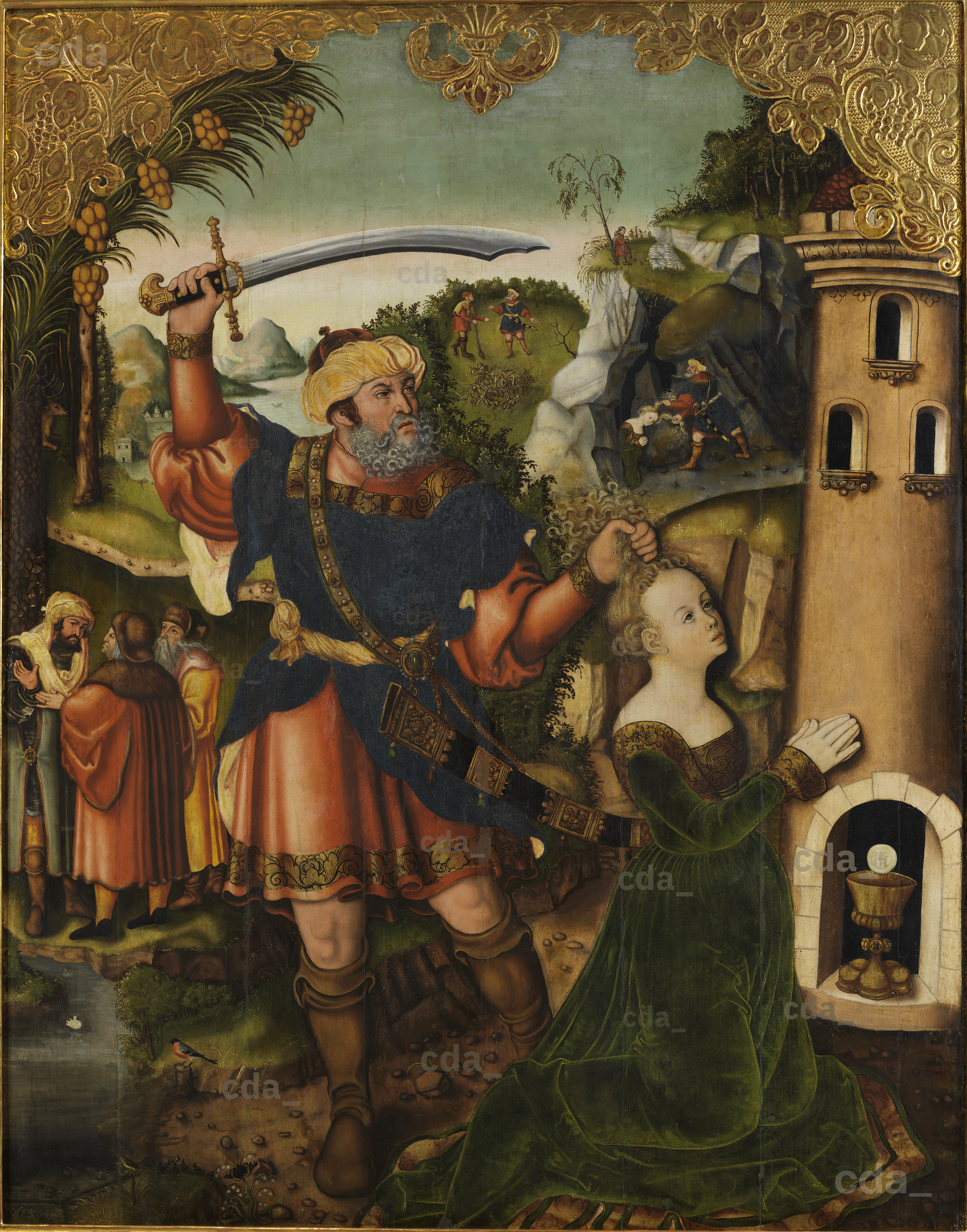 cda :: Paintings :: Altarpiece of St Barbara in the