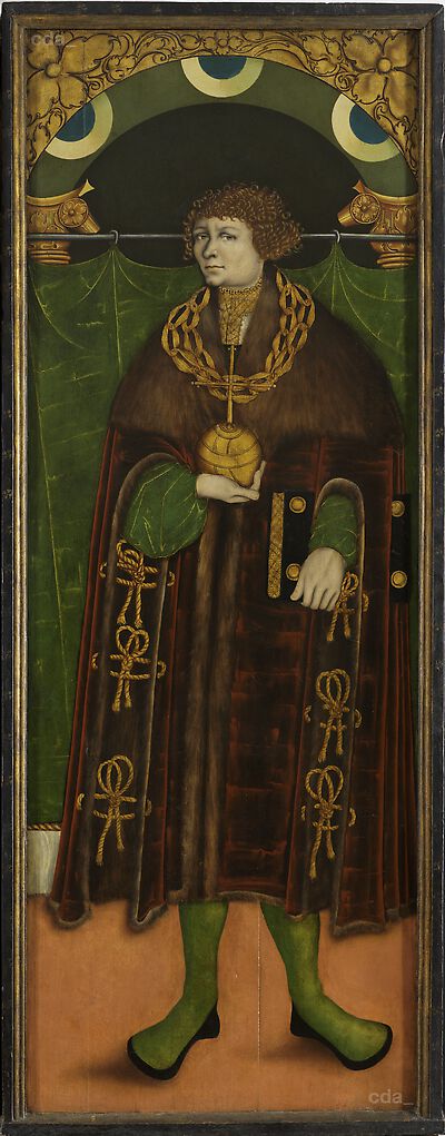 Retabel von Želina [rechter Standflügel]: Hl. Vitus