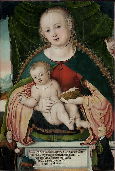 Maria mit dem Jesuskind (Epitaph des Kaspar Kasparek und seiner Frau)