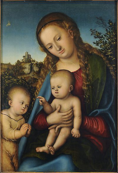 The Virgin and Child with St John as a boy