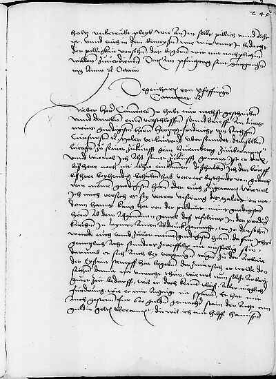 Antoni Tucher the Elder reports from Nuremberg to the Elector of Saxony's chamberlain Degenhardt Pfeffinger that he still has the letter from the Elector of Saxony to his painter Lucas Cranach, as he has not yet arrived in Nuremberg. Furthermore, Tucher again emphasizes that the master Hans Krug had created a high-quality clay model with a portrait of the Elector of Saxony and using it as a template had begun to engrave the die.