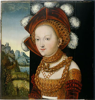 A finely dressed young Lady