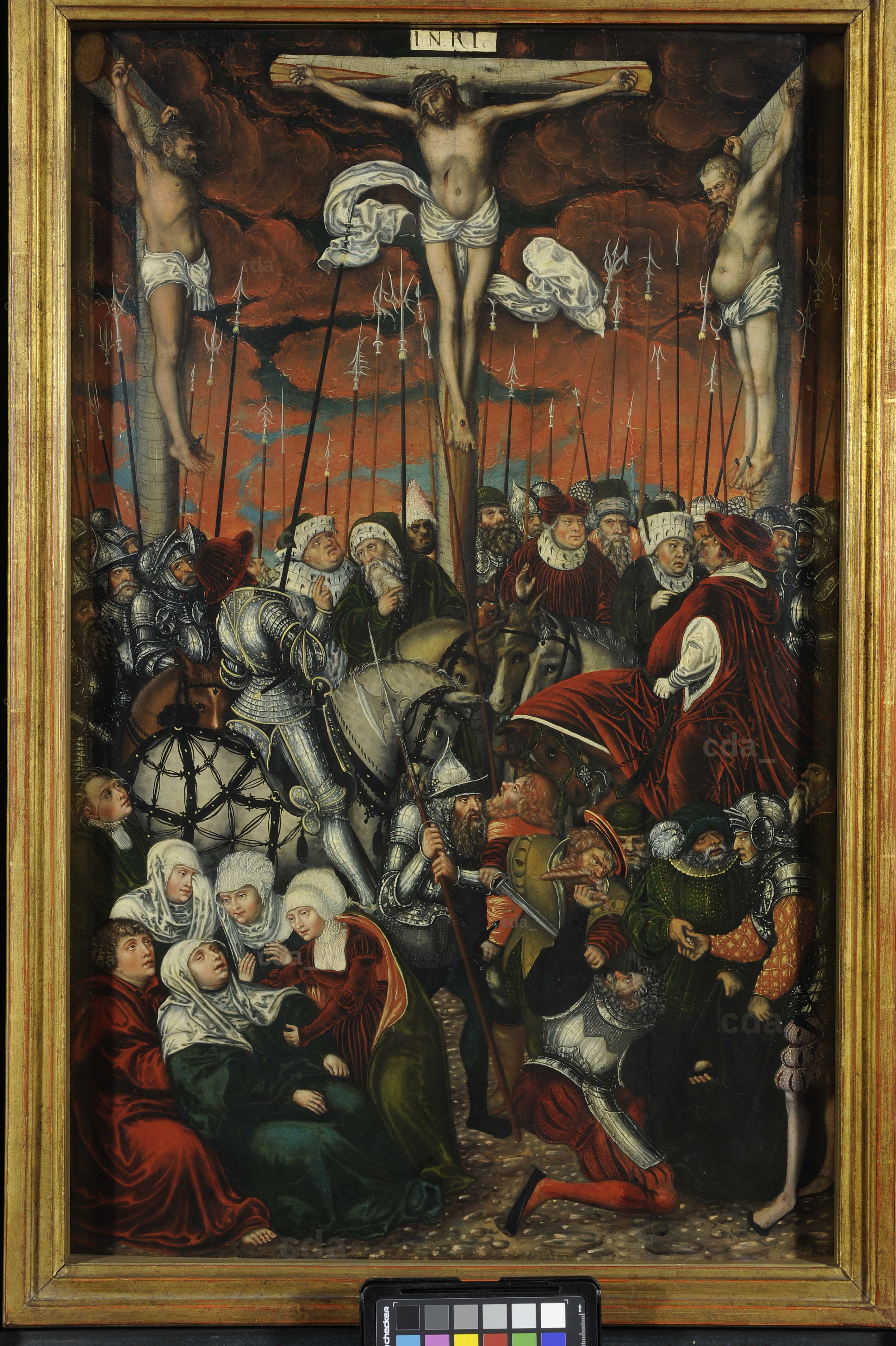 cda :: Paintings :: The Passion Triptych: The Crucifixion [central