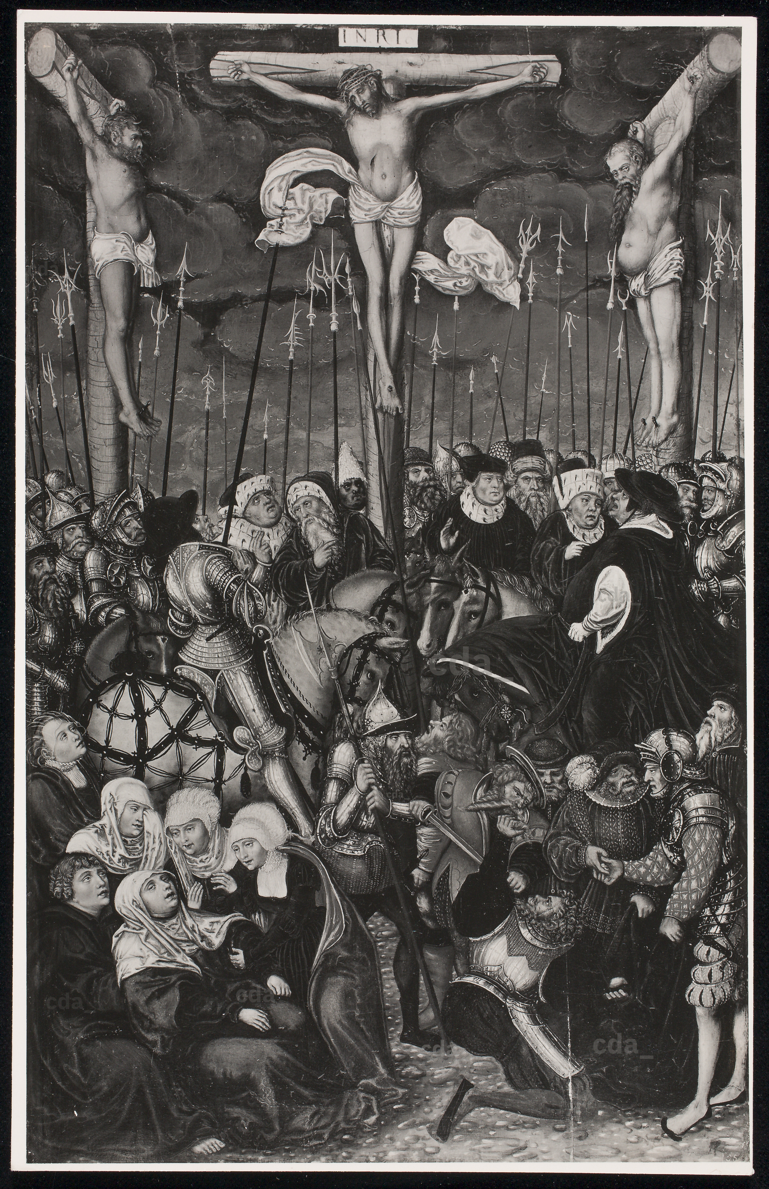 cda :: Paintings :: The Passion Triptych: The Crucifixion [central