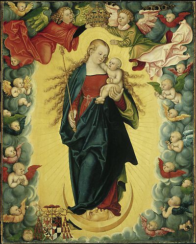 The Virgin on a Crescent Moon