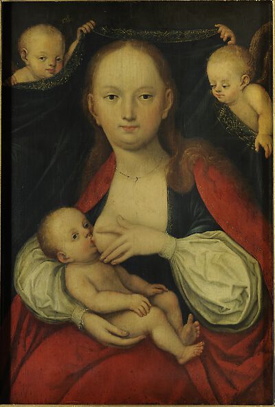Maria mit Kind (Maria lactans)