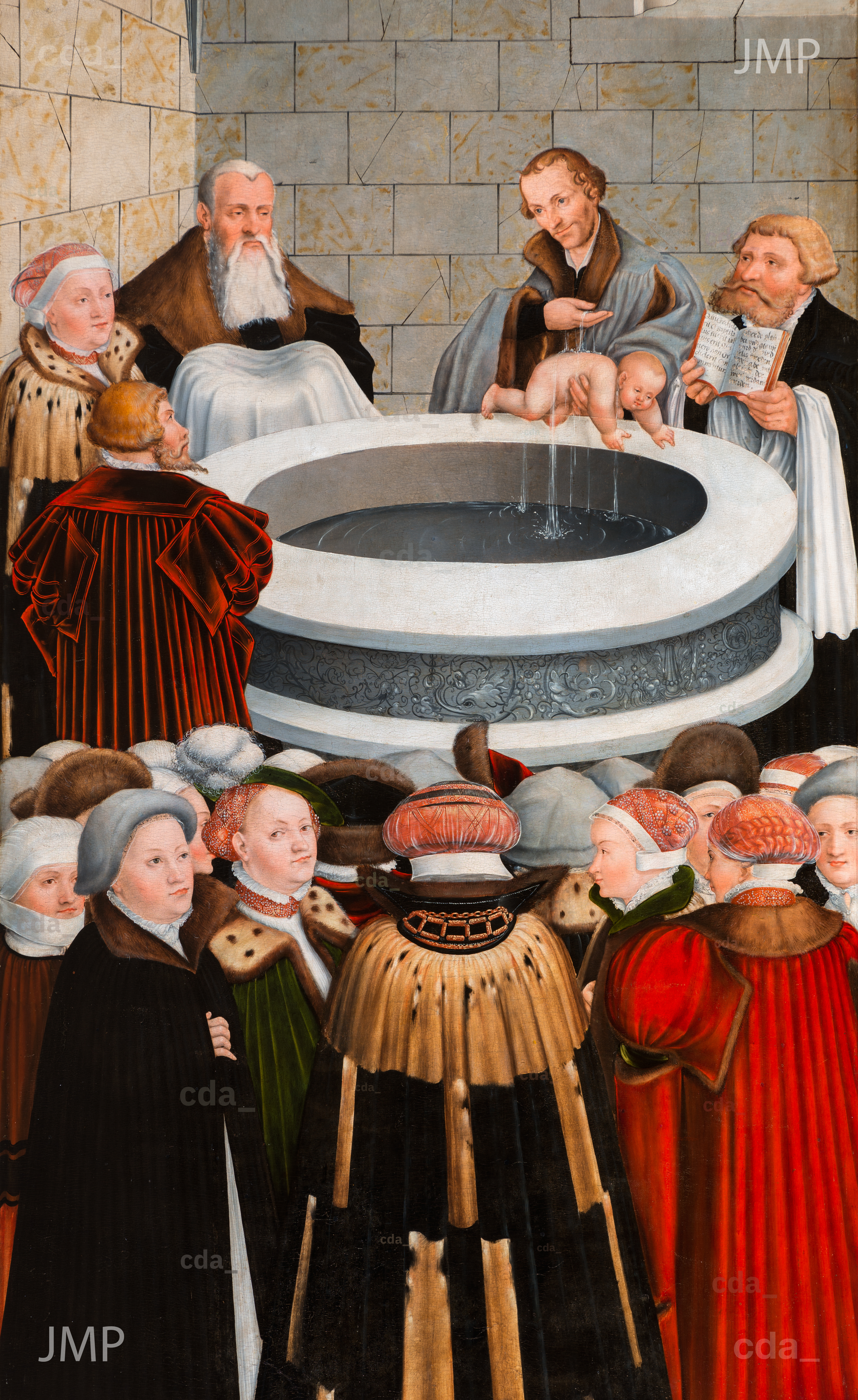 cda :: Paintings :: Reformation altarpiece: The Baptism
