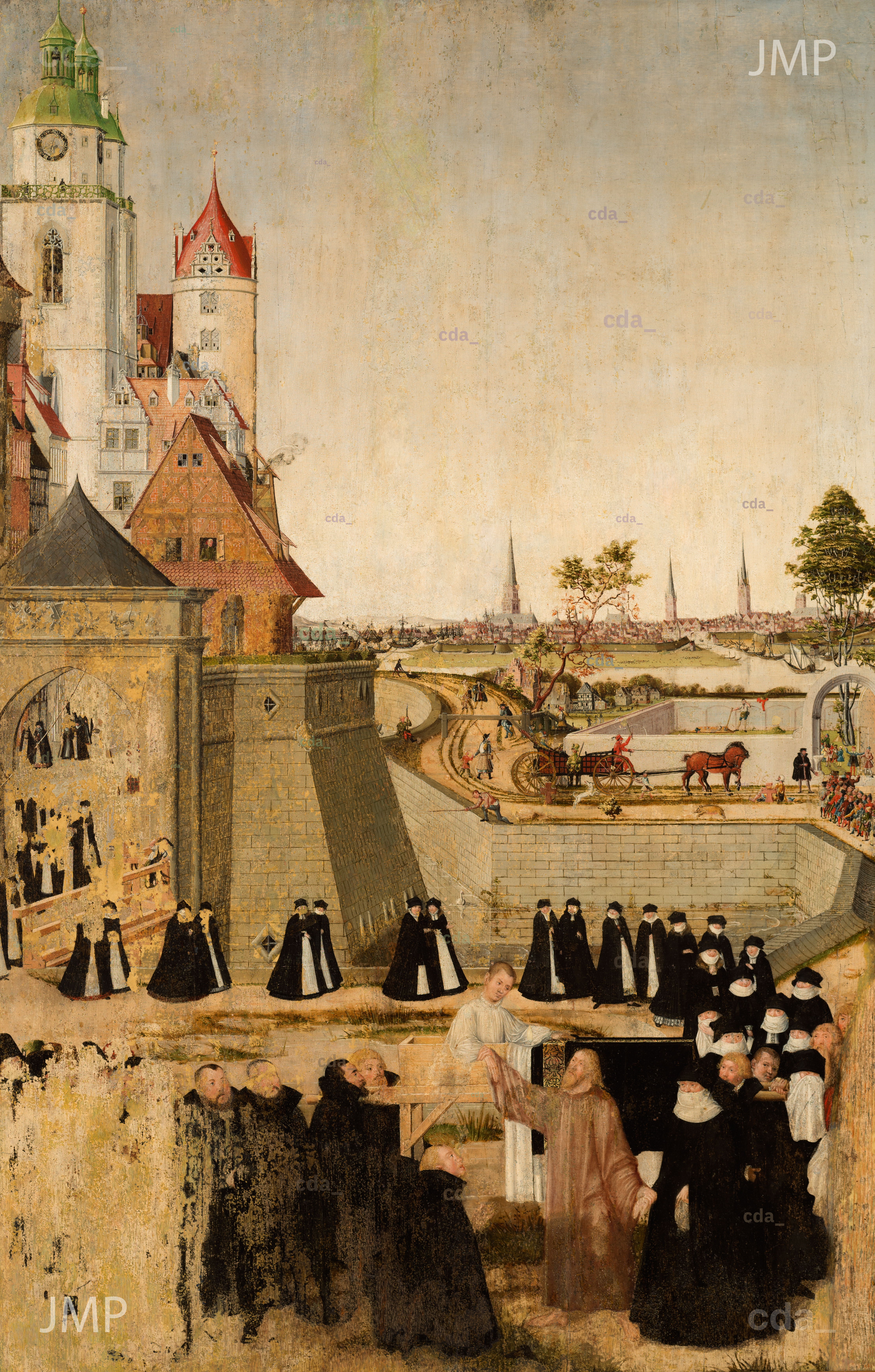 cda :: Paintings :: Epitaph for Franziskus Oldehorst: Raising of