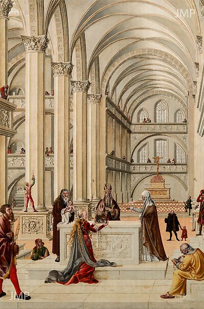 Epitaphgemälde für Melchior Fend: Die Darstellung Jesu im Tempel