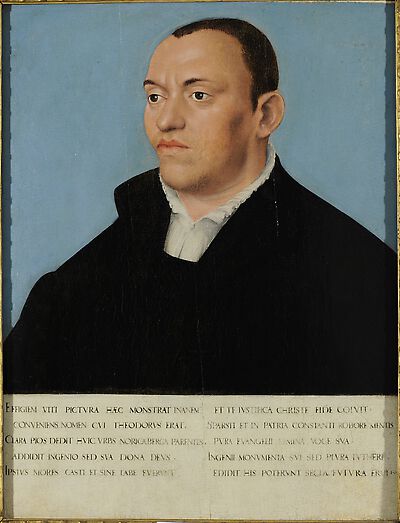 Portrait of the Nuremberg Ecclesiastes Veit Dietrich