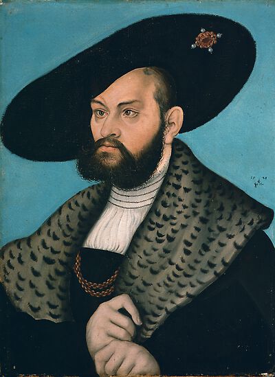 Portrait of Margrave Albrecht of Brandenburg-Ansbach, Duke of Prussia