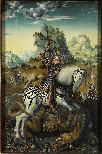 Der heilige Georg zu Pferde