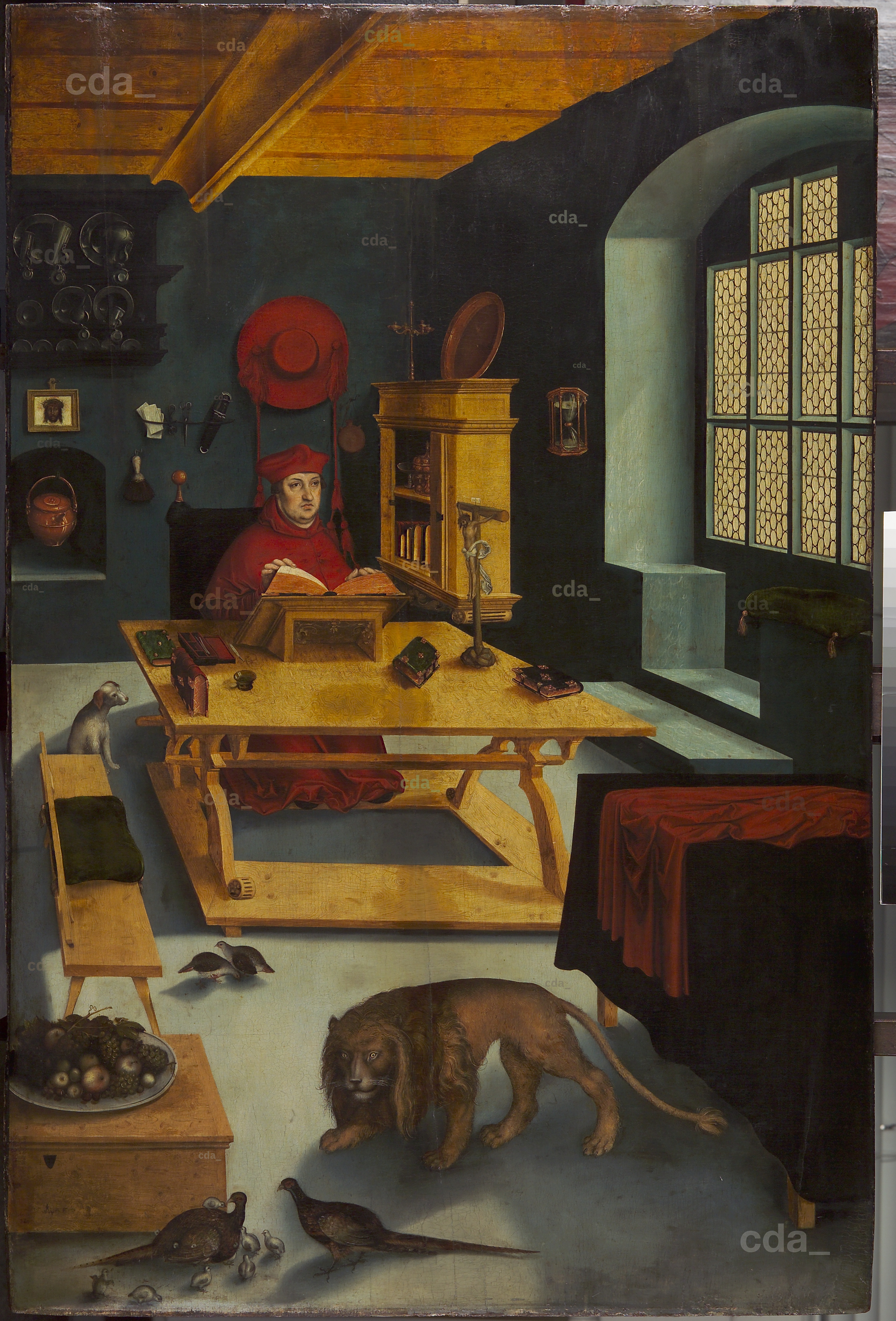 cda :: Paintings :: Cardinal Albrecht von Brandenburg, arch-bishop