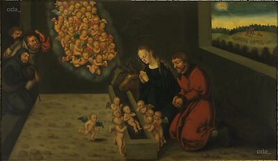 The Nativity and adoration of the Shepherds