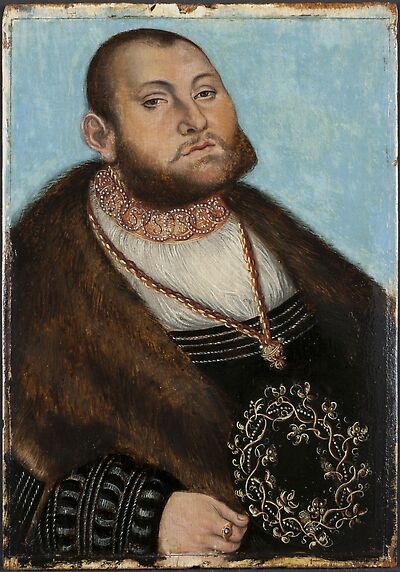 Porträt des sächsischen Kurfürsten Johann Friedrich des Großmütigen