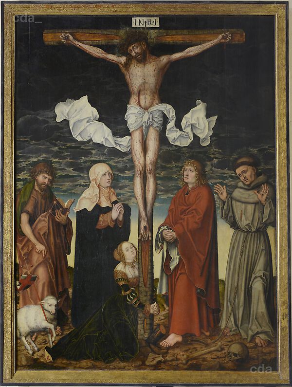 cda :: Paintings :: Crucifixion of Christ with Saints cda :: Paintings :: Crucifixion of Christ with Saints