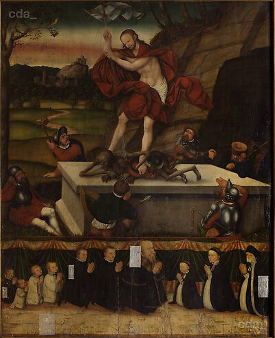 Auferstehung Christi [Epitaph des Ratsherrn Johann Leupold]