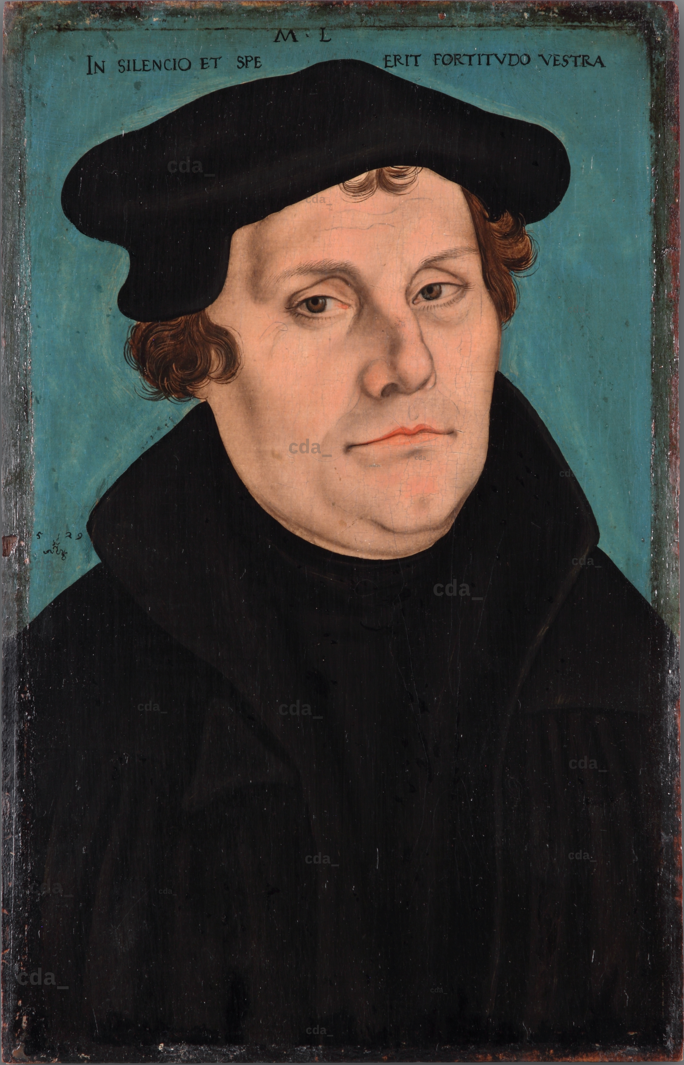 cda :: Paintings :: Martin Luther, bust-length, facing right