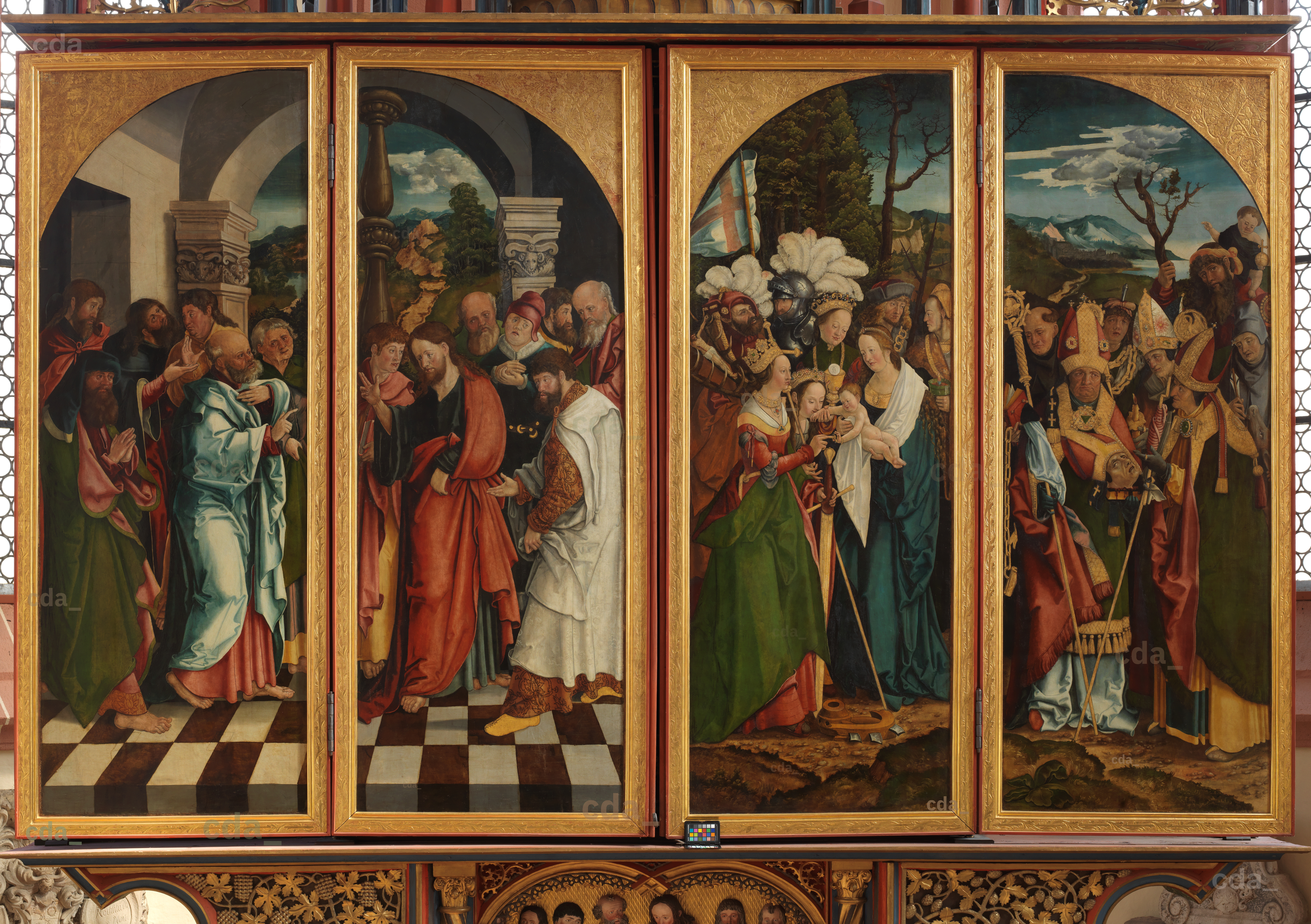 cda :: Paintings :: Altarpiece of St Kunigunden church