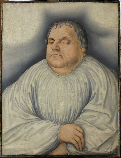 Martin Luther im Sterbehemd