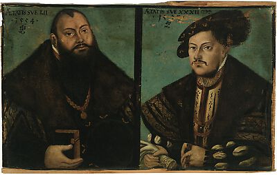 Johann Friedrich der Großmütige und Johann Ernst von Sachsen