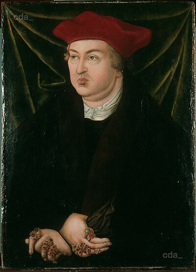 Bildnis Kardinal Albrechts II. von Brandenburg