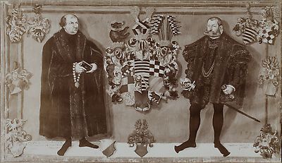Bildnis Georgs III. und Joachims I. von Anhalt