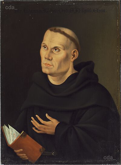 Bildnis Martin Luthers als Augustinermönch