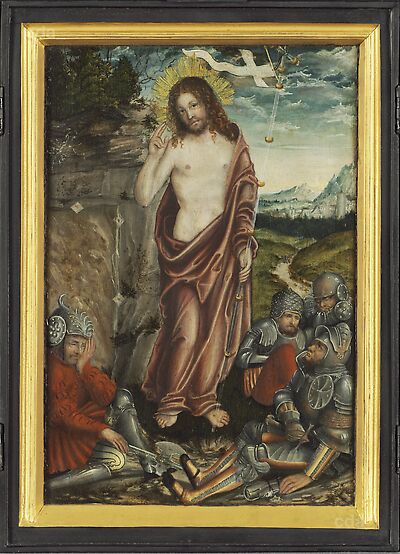 Small retabel with the resurrection of Christ [central panel]