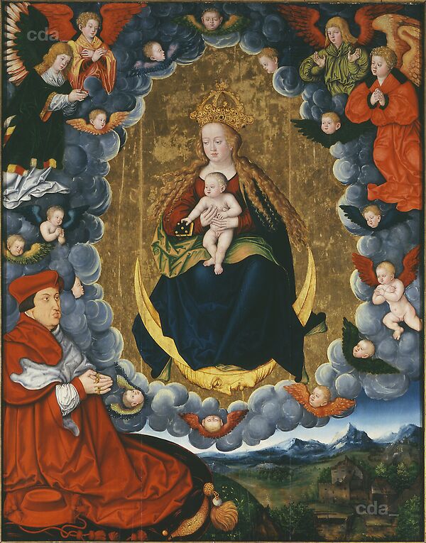 cda :: Paintings :: Altarpiece of the Virgin [central panel]: The