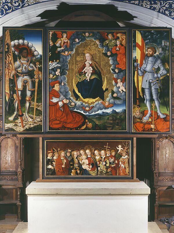 cda :: Paintings :: Altarpiece of the Virgin [inner movable wing