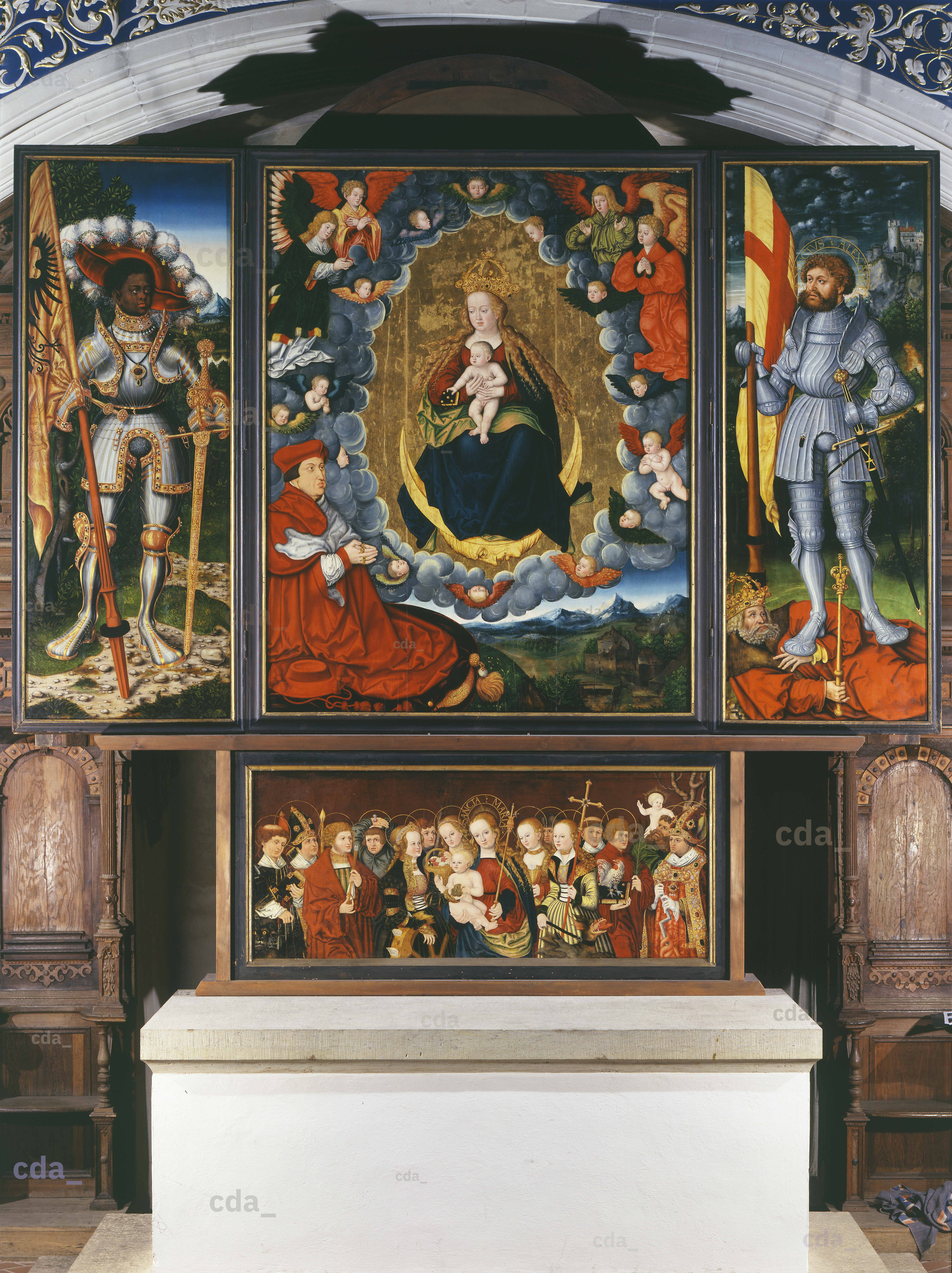 洋書 Der Creglinger Altar Mary's Altar by RIEMENSCHNEIDER, Tilman