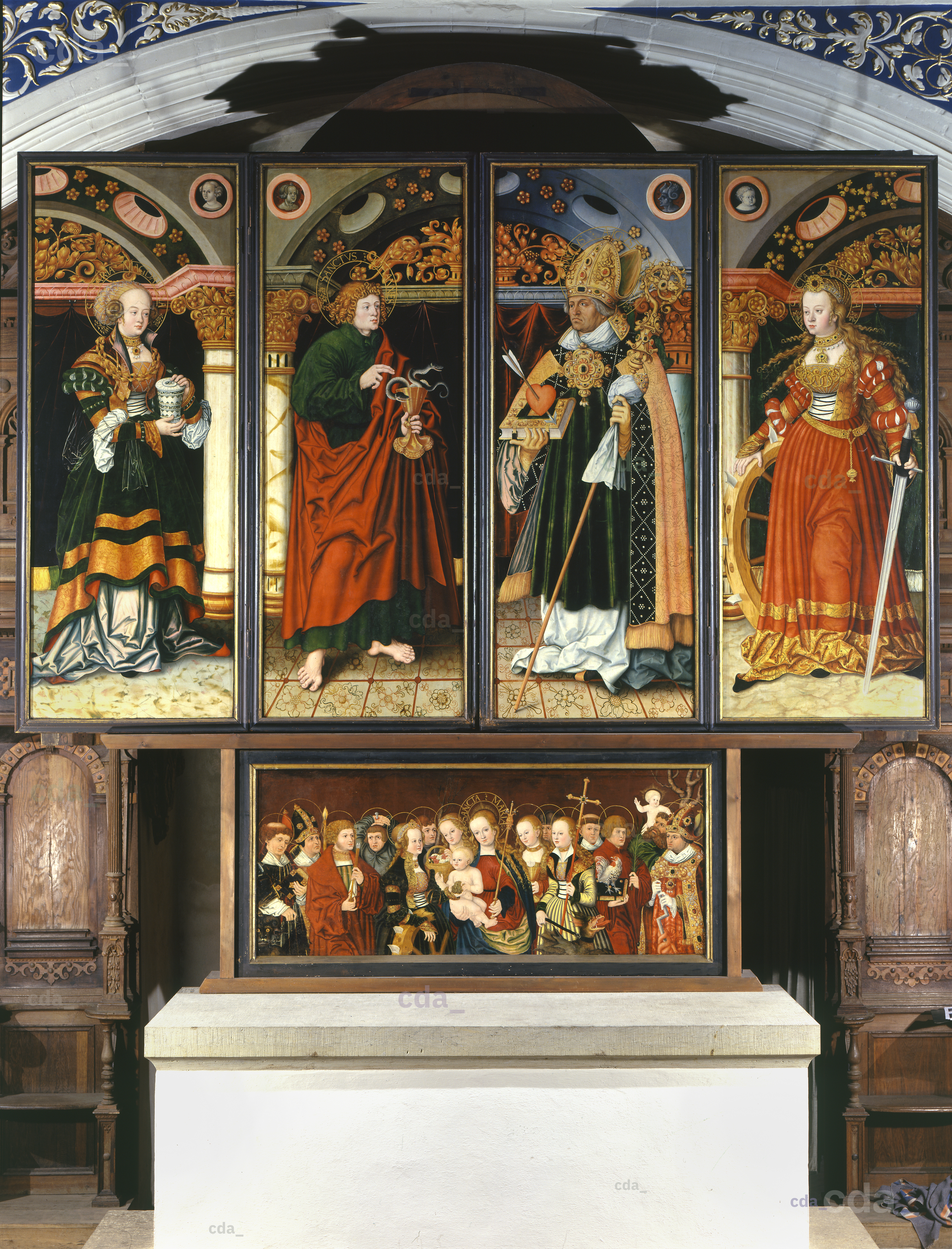 洋書 Der Creglinger Altar 洋書 Der Creglinger Altar Mary's Altar by RIEMENSCHNEIDER