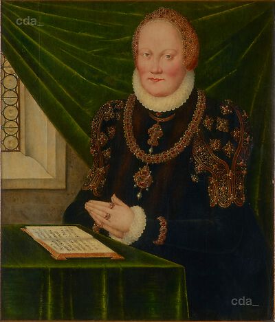 Portrait of Electress Anna of Saxony