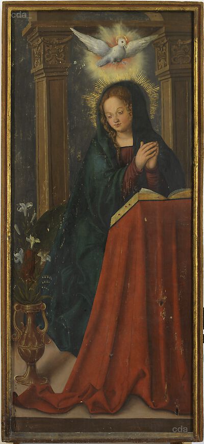 An Altarpiece from  St. Moritz Church [right wing]: The Annunciation