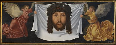 An Altarpiece from St. Moritz Church [predella]: Veronica