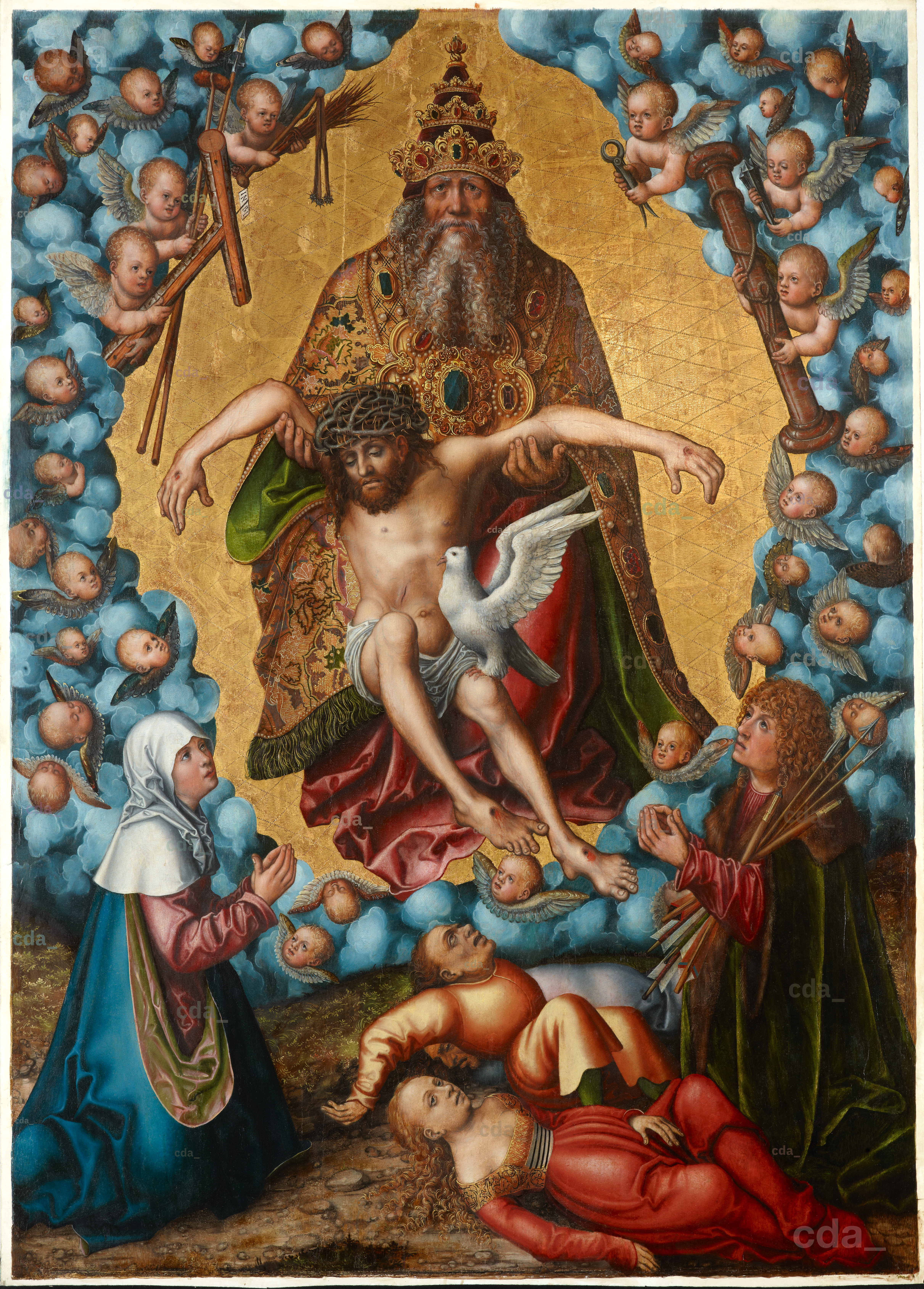 cda :: Paintings :: The Holy Trinity