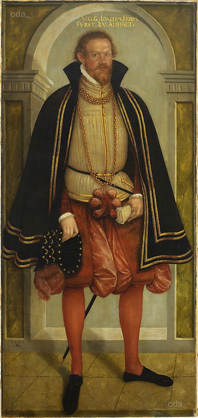 Portrait of Joachim Ernst of Anhalt
