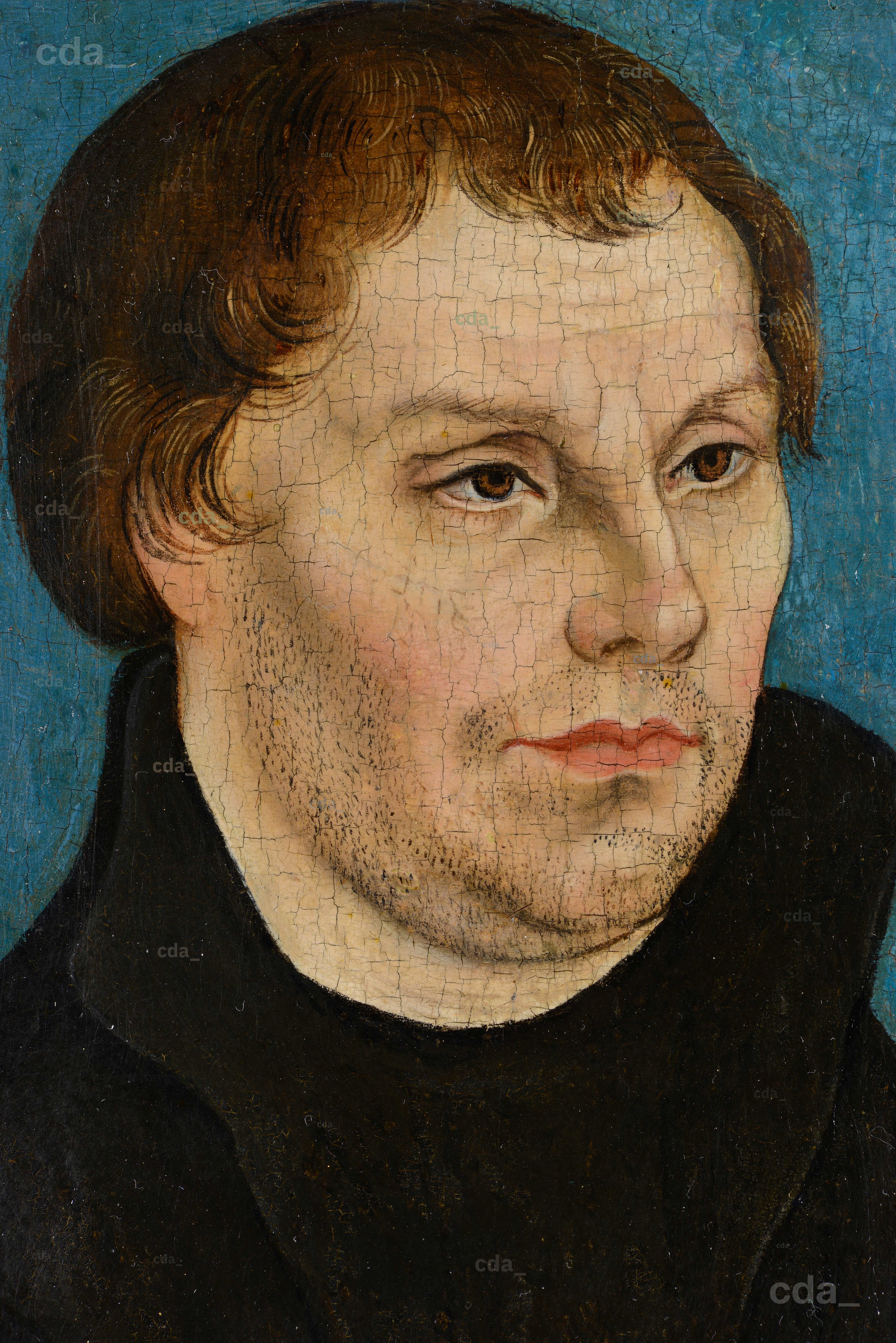 cda :: Paintings :: Martin Luther, bust-length, facing left